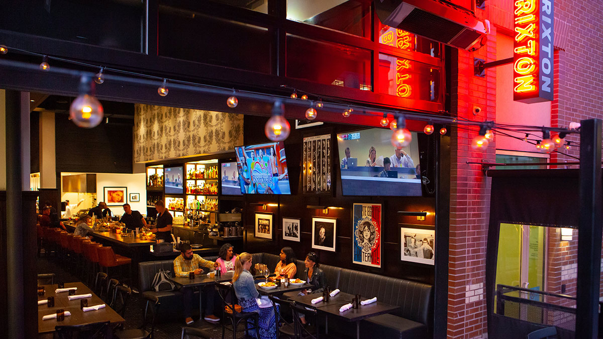 The Brixton restaurant on 2nd Street in San Francisco, California.